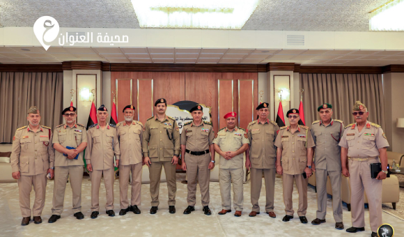 خالد حفتر والنمروش يصلان سرت لاجتماعات توحيد المؤسسة العسكرية - psd elenwan 2026 07 12T222149.866