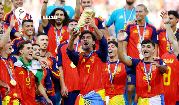 إسبانيا بطلة كأس العالم 2026 للمرة الثانية في تاريخها بعد فوزها على الأرجنتين 2 إسبانيا بطلة كأس العالم 2026 للمرة الثانية في تاريخها بعد فوزها على الأرجنتين - psd elenwan 2026 07 20T155643.049