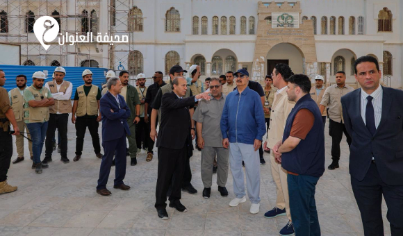 المشير حفتر يجري جولة تفقدية لمشاريع الإعمار والتنمية بمدينة بنغازي - psd elenwan 2026 07 29T232159.966