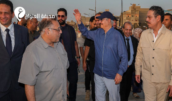 المشير حفتر يجري جولة تفقدية لمشاريع الإعمار والتنمية بمدينة بنغازي - psd elenwan 2026 07 29T232615.381
