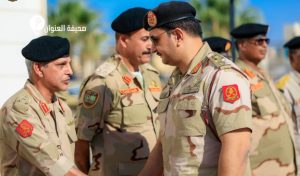 نائب القائد العام يتابع جاهزية الوحدات العسكرية وخطط تطوير الجيش في سبها - psd elenwan 5 8