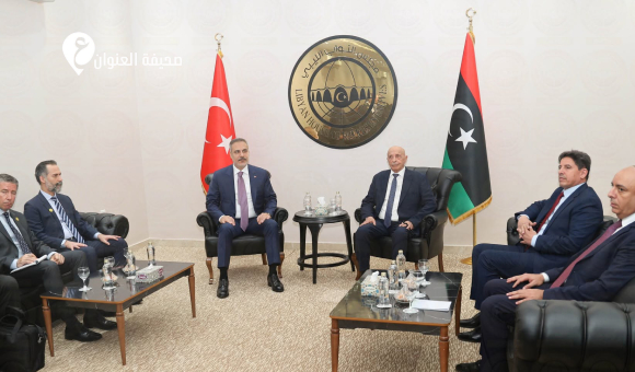 رئيس مجلس النواب يبحث مع وزير الخارجية التركي تعزيز العلاقات وإنهاء الأزمة الليبية - psd elenwan 39