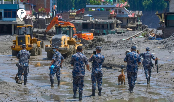 فيضانات نيبال ترفع حصيلة الضحايا إلى 682 قتيلًا - psd elenwan 75