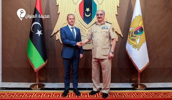 القائد العام والمبعوث الفرنسي يبحثان دعم الاستقرار وتوحيد المؤسسات في ليبيا 7 القائد العام والمبعوث الفرنسي يبحثان دعم الاستقرار وتوحيد المؤسسات في ليبيا - psd elenwan 1 8