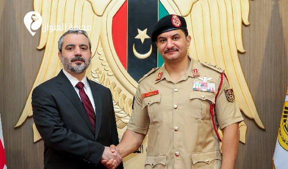 نائب القائد العام وزير الخارجية السوري يبحثان في بنغازي التعاون الأمني والقنصلي - psd elenwan 2026 10 11T163120.425
