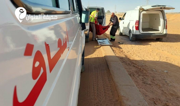انتشال جثمان مواطن سوداني تعرض للغرق جنوب الكفرة - psd elenwan 2026 10 23T205346.340