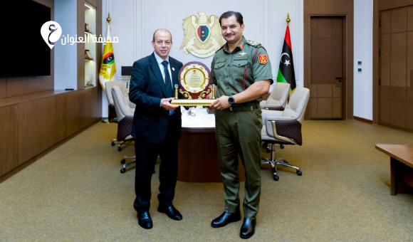 نائب القائد العام يلتقي عميد بلدية بنغازي لبحث احتياجات البلدية - psd elenwan 21