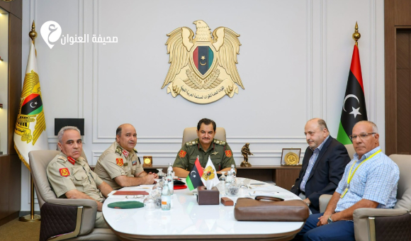 نائب القائد العام يبحث تسوية أوضاع العسكريين المتقاعدين وصرف مستحقاتهم - psd elenwan 26