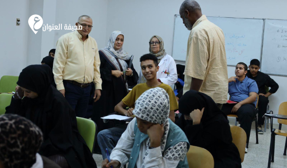 معهد التمريض المتوسط بمركز بنغازي الطبي يجري اختبارات القبول للطلبة الجدد - psd elenwan 4 2